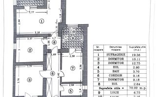 Casă Individuală | 6 Camere | Garaj | Sector 6 Califarului nr.32 - Schiță 25