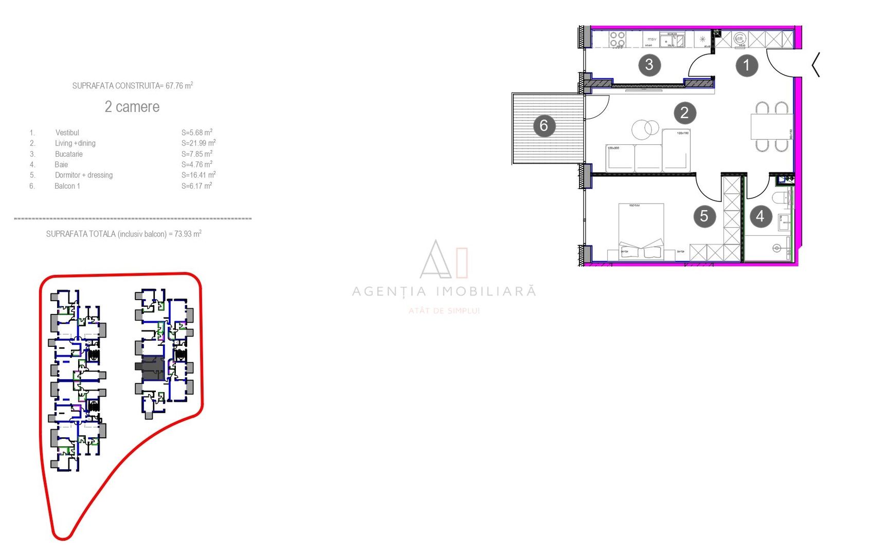 Bloc Finalizat | 2 Camere GreenLake | Baneasa - Poză 7