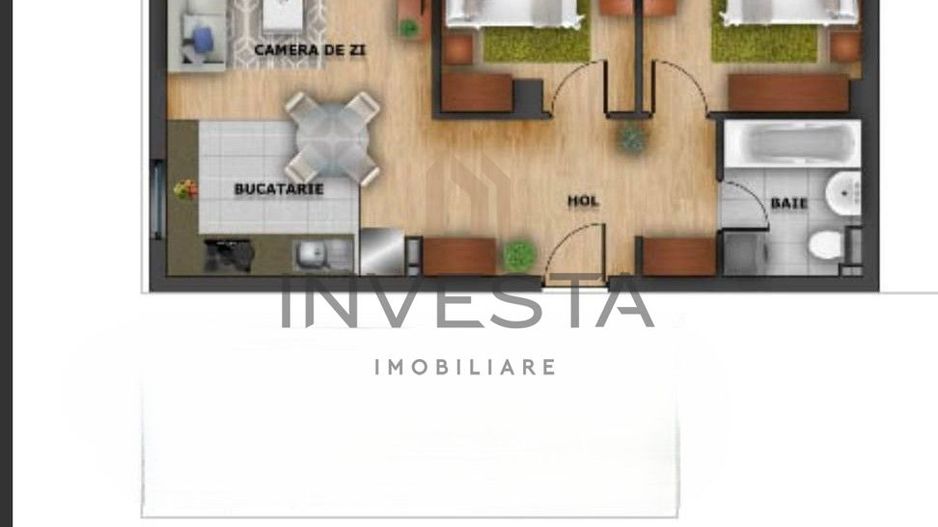Apartament cu 3 camere si terasa, ansamblul Luminia, Europa - Schiță 10