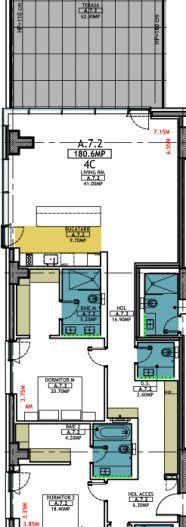 STATIUNEA MAMAIA - Vânzare apartament cu 4 camere, 4 bai cu vedere la mare. - Poză 44