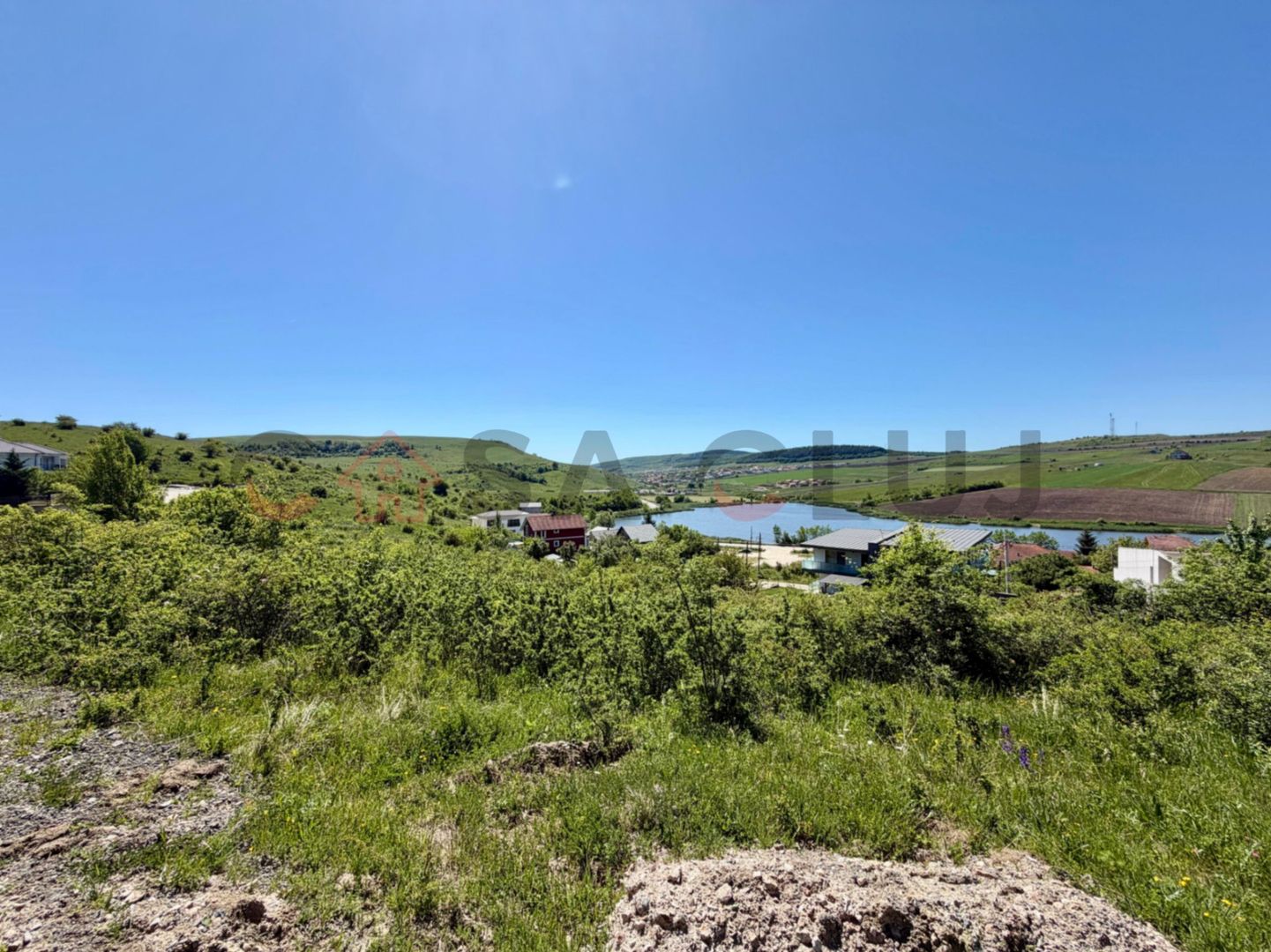 Parcela de vânzare cu vedere spre lac, Chinteni ! - Poză 1