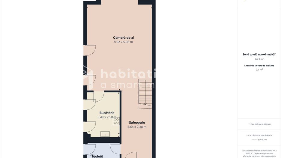 Tur virtual:  Duplex modern, luminos și spațios cu garaj – zona Lunei - Poză 28