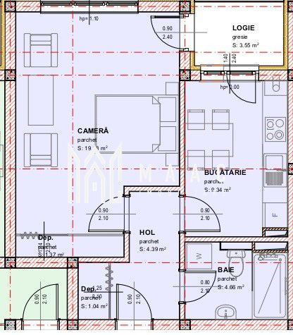 Apartament 1 camera | Decomandat | Zona Brana I 0% Comision - Poză 1