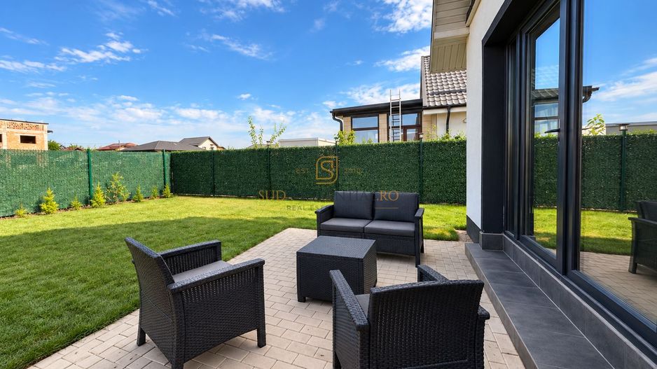 Casă individuală de închiriat, 3 camere, teren 350 mp | Comuna Berceni - Poză 2
