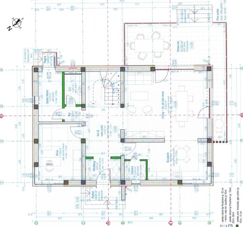 Casă individuală , 5 camere , teren 434 mp, Cristian-Sibiu - Schiță 9