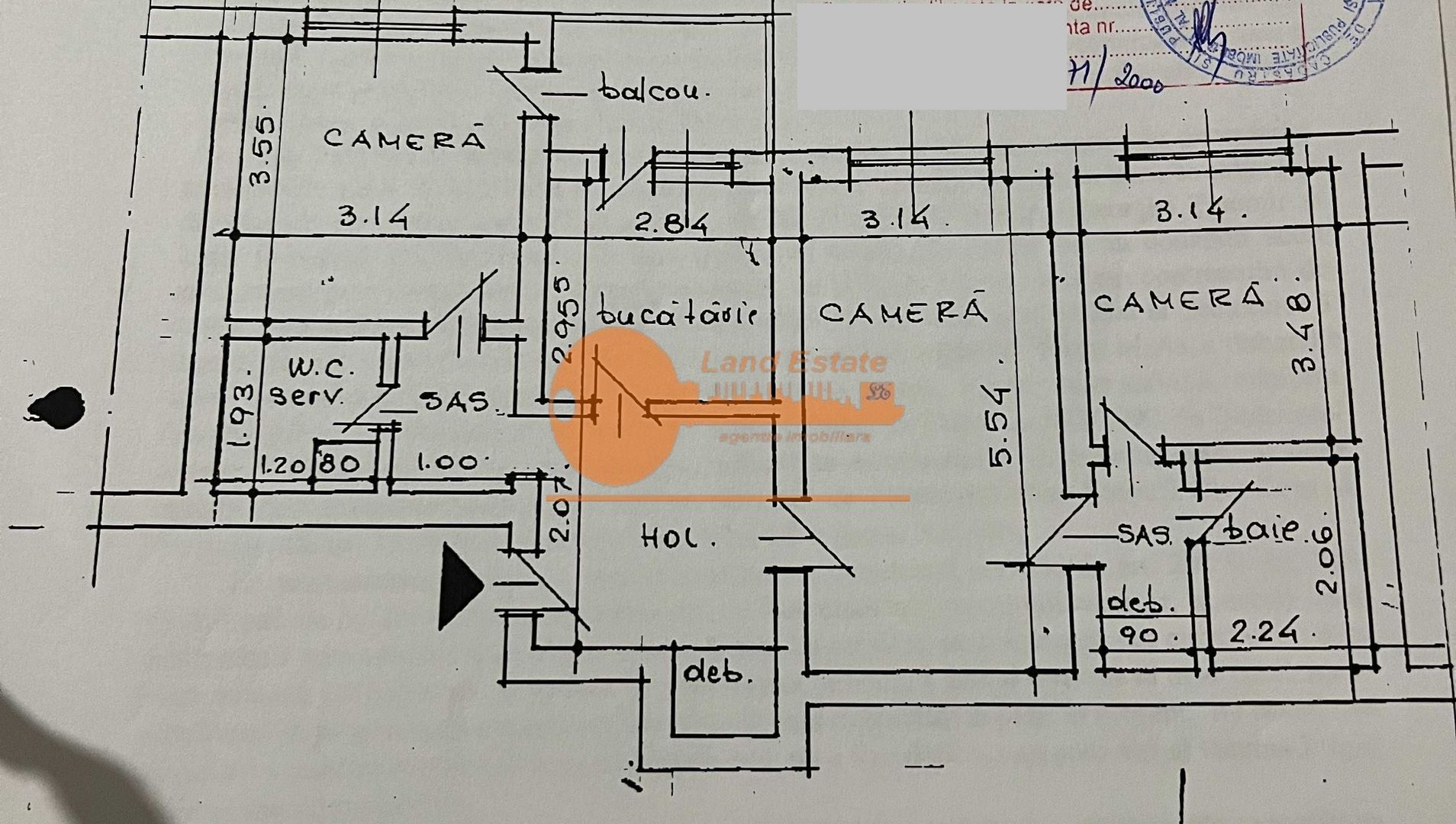 3 camere Gorjului-Moinesti ( 350 m metrou-1982 ) - Poză 8