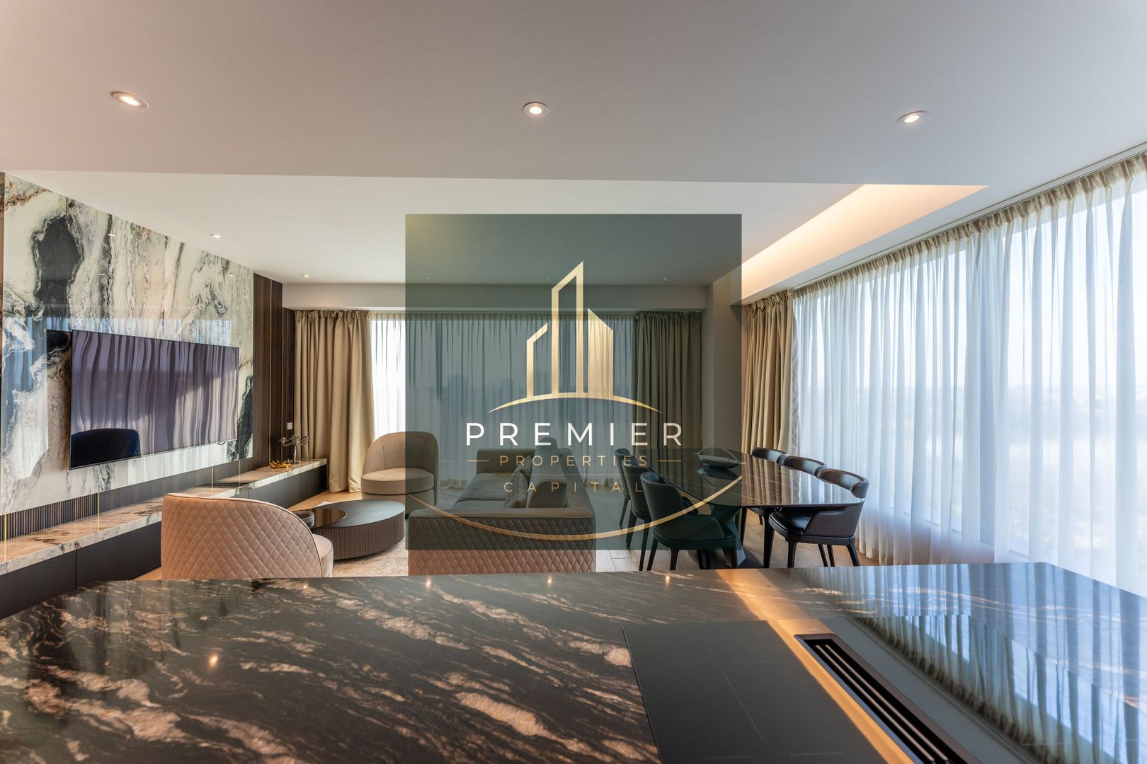 One Mircea Eliade | Apartament 4 Camere Lux | 3 Băi | 2 Parcări Subterane - Poză 2