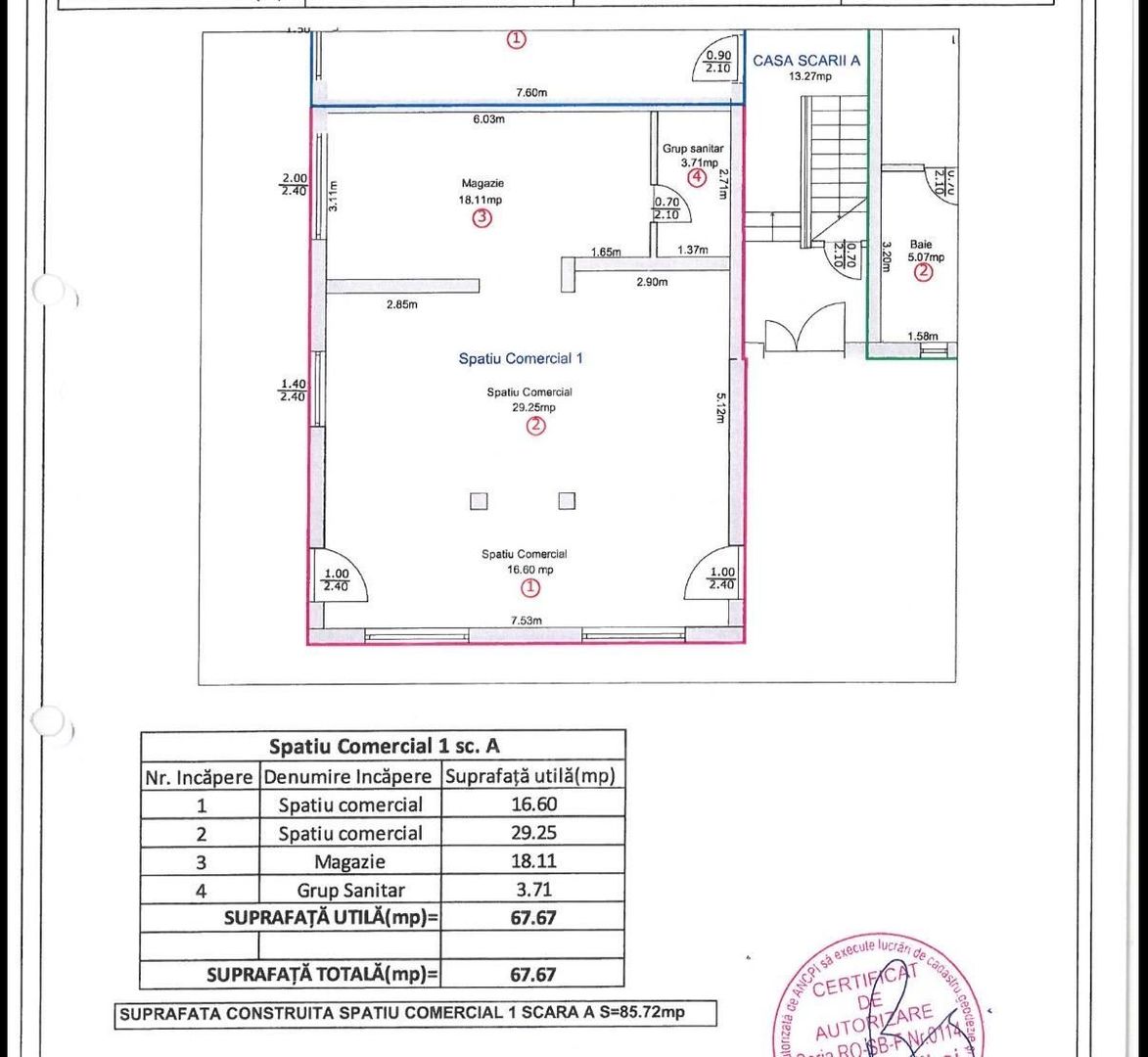 SPAȚIU COMERCIAL DE VÂNZARE - Poză 1