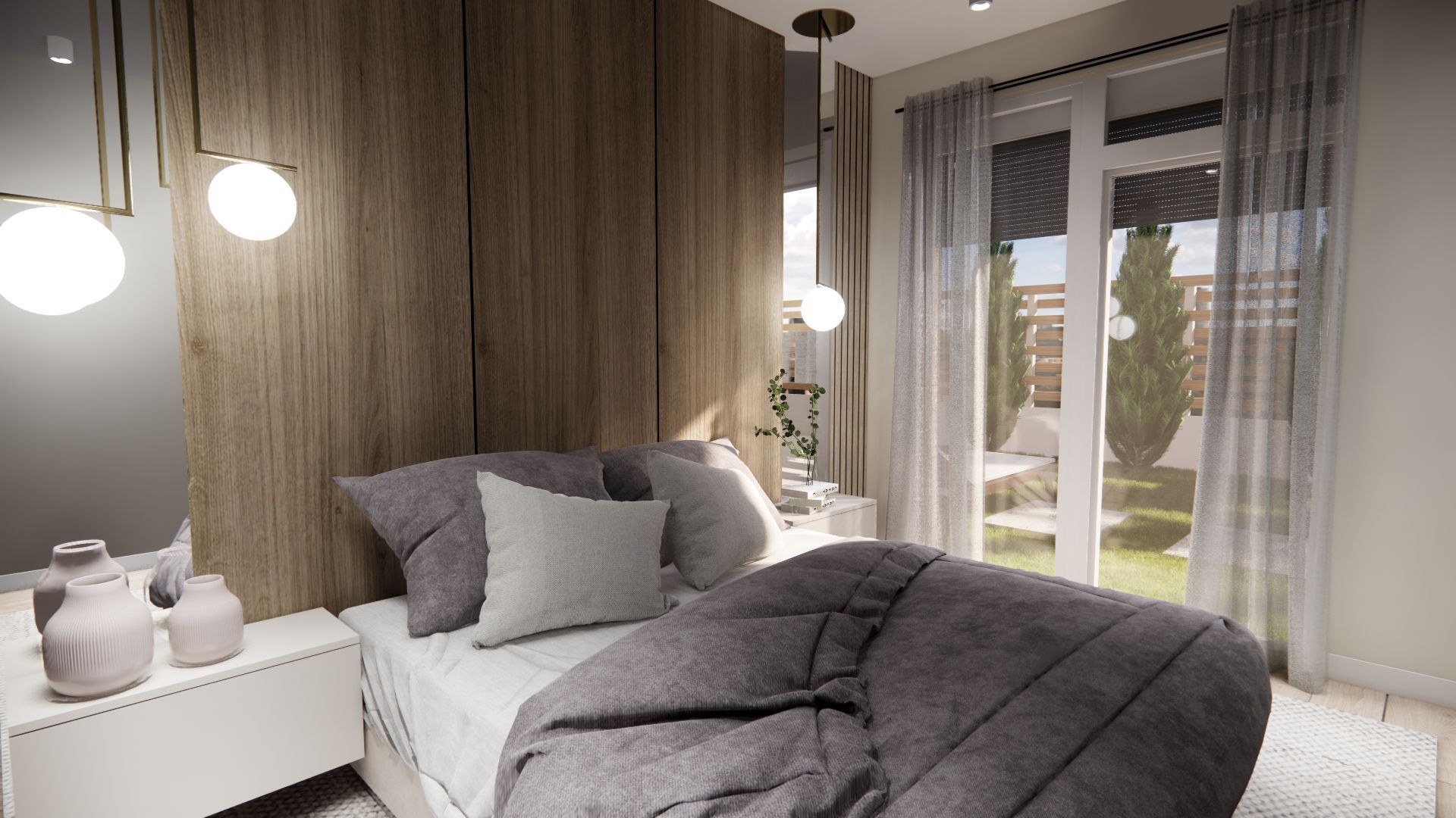 Apartament cu grădină în Cartierul Ared Red 9 - Poză 2