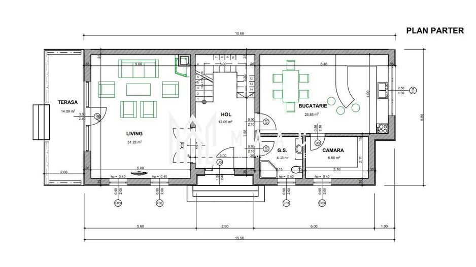 Casa tip duplex| Curte | Mobilata si Utilata | Tineretului - Poză 12