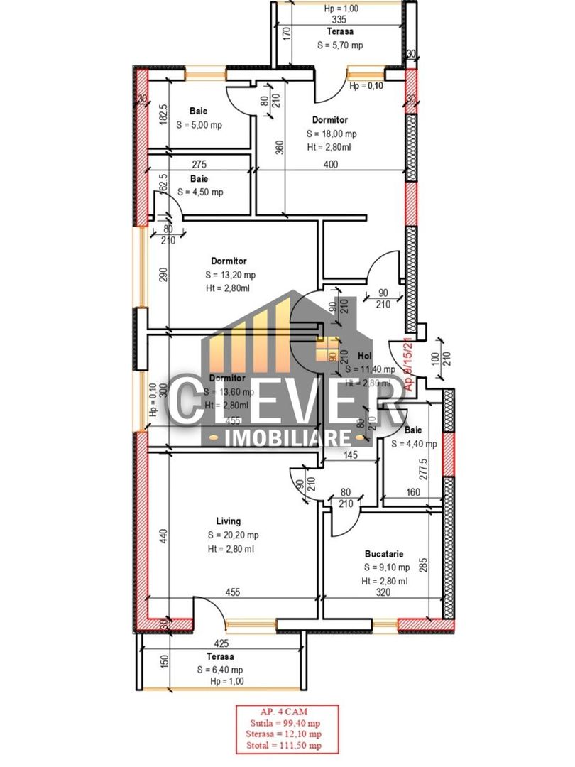 Direct Dezvoltator: 4 Camere Spațioase, 3 Băi și Bucătărie Închisă - Poză 3