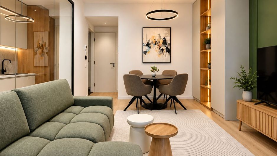 First Rental | Exclusive 2-Room Apartment | 52 sqm | Park View - Poză 3