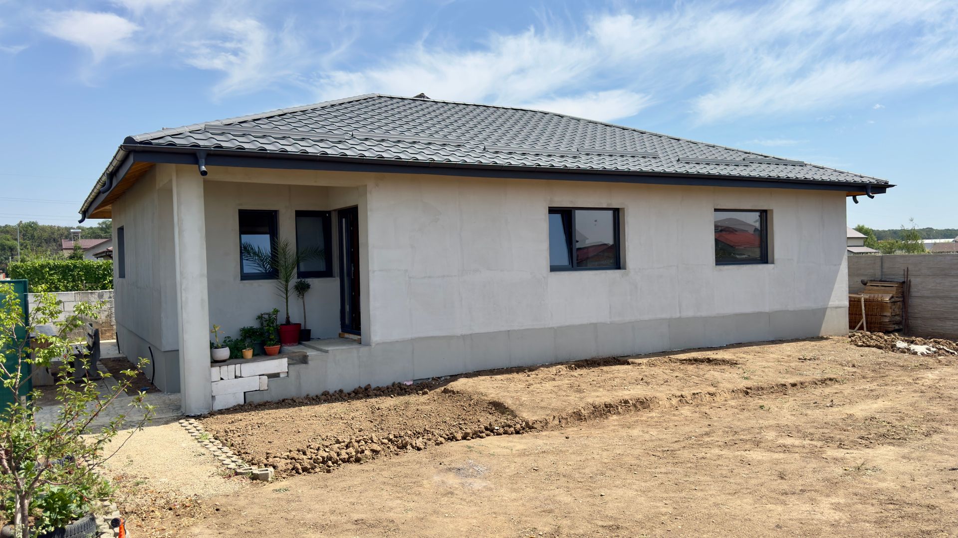 Casa individualǎ Bâcu, construcție 2025 la preț de apartament ! - Poză 1