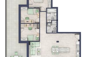 🌇 Penthouse Exclusiv cu Terasă Spectaculoasă de 108 mp – Turnișor - Poză 2