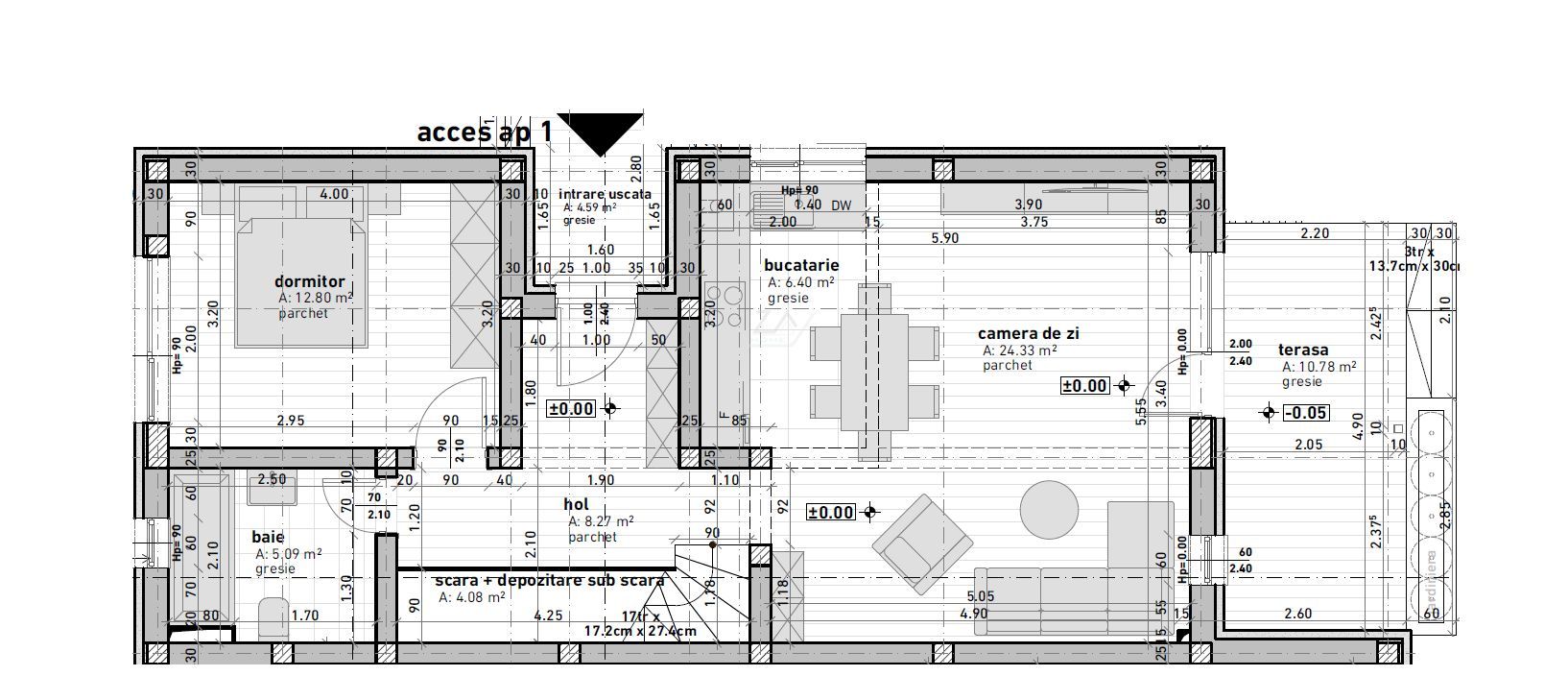 COMISION 0! Duplex finalizat cu 5 camere si 3 bai. Panouri fotovoltaice. - Poză 15
