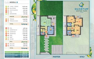 Vila noua, finisata premium, 4 camere, cartier rezidential-Vidra, IF - Schiță 6