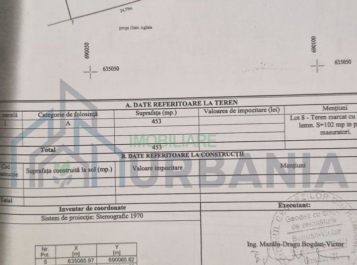 Teren de vânzare în Valea Lupului, Str. Dimitrie Bolintineanu - Poză 2