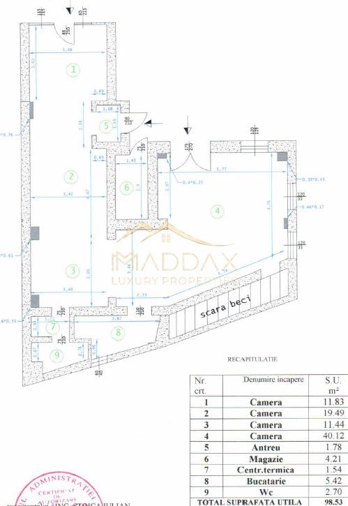 Spatiu Comercial *100mp* // Jiului - Bucureștii Noi - Schiță 4