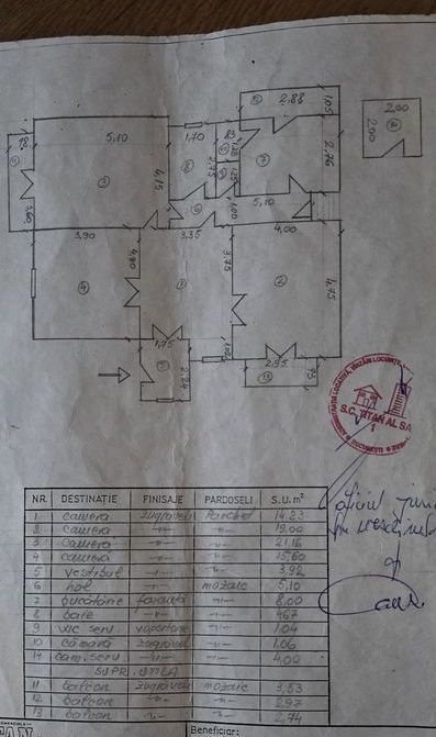 De vanzare Ap. 3 camere,pod, subsol in Vila, Hala Traian, sect. 3 - Poză 6