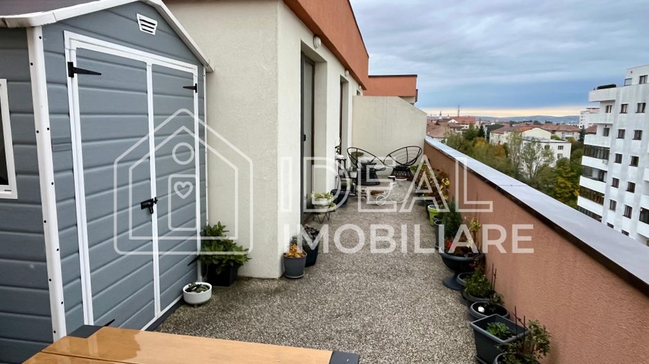 Penthouse cu 4 camere si terasa, complet Mobilat, zona Doamna Stanca - Poză 13