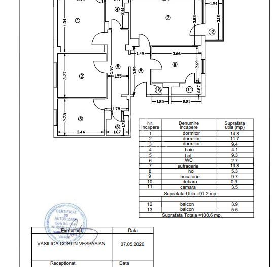 Apartament 4 camere | Etaj 1 | Bulevard principal | Alexandria - Poză 29
