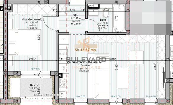 Apartament cu 2 camere/parcare/zona strazii Catanelor! - Poză 3