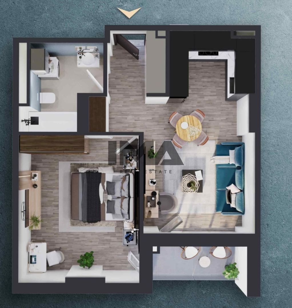 Apartament 2 camere, 46.6 mp, Elite City, COMISION 0 - Poză 1
