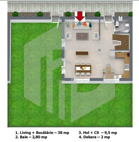 Casa individuala | 4 Camere | Selimbar- Intabulata- Teren 205 mp - Poză 4