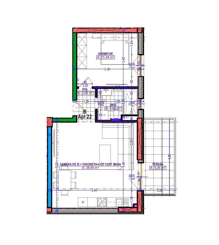 Apartament 2 camere - Poză 3