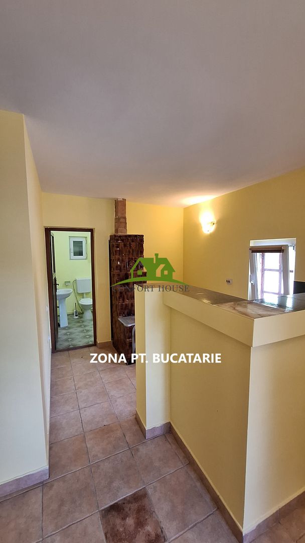 Casa P+M Lunca Bujoreni,locuibila ,imprejmuita cu gard zidit - Poză 8