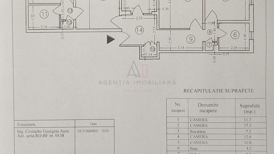 4 camere Lujerului Metrou - Poză 14