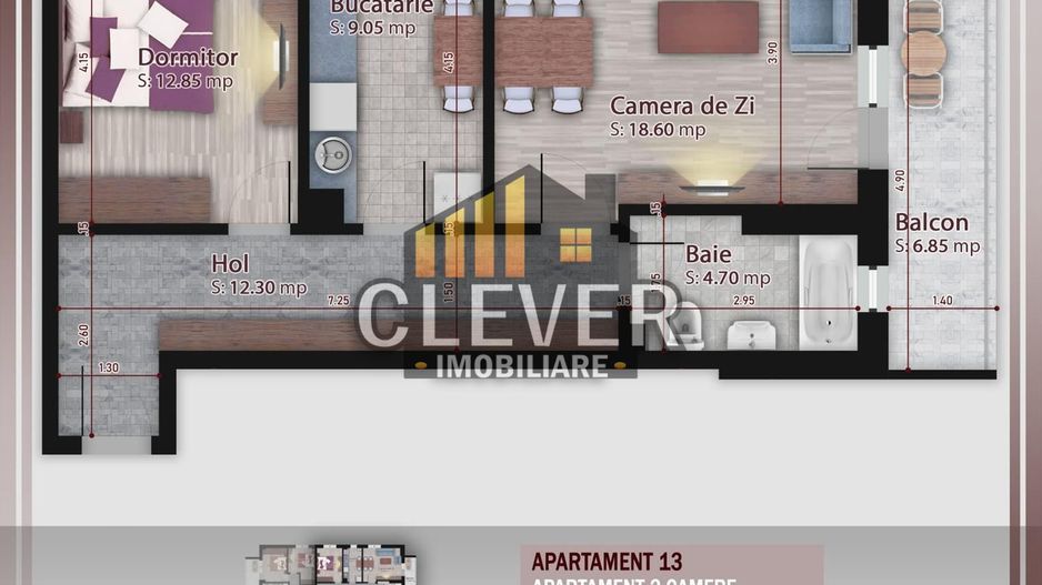 Apartament 2 camere decomandat Comision 0% - Pallady - Poză 1