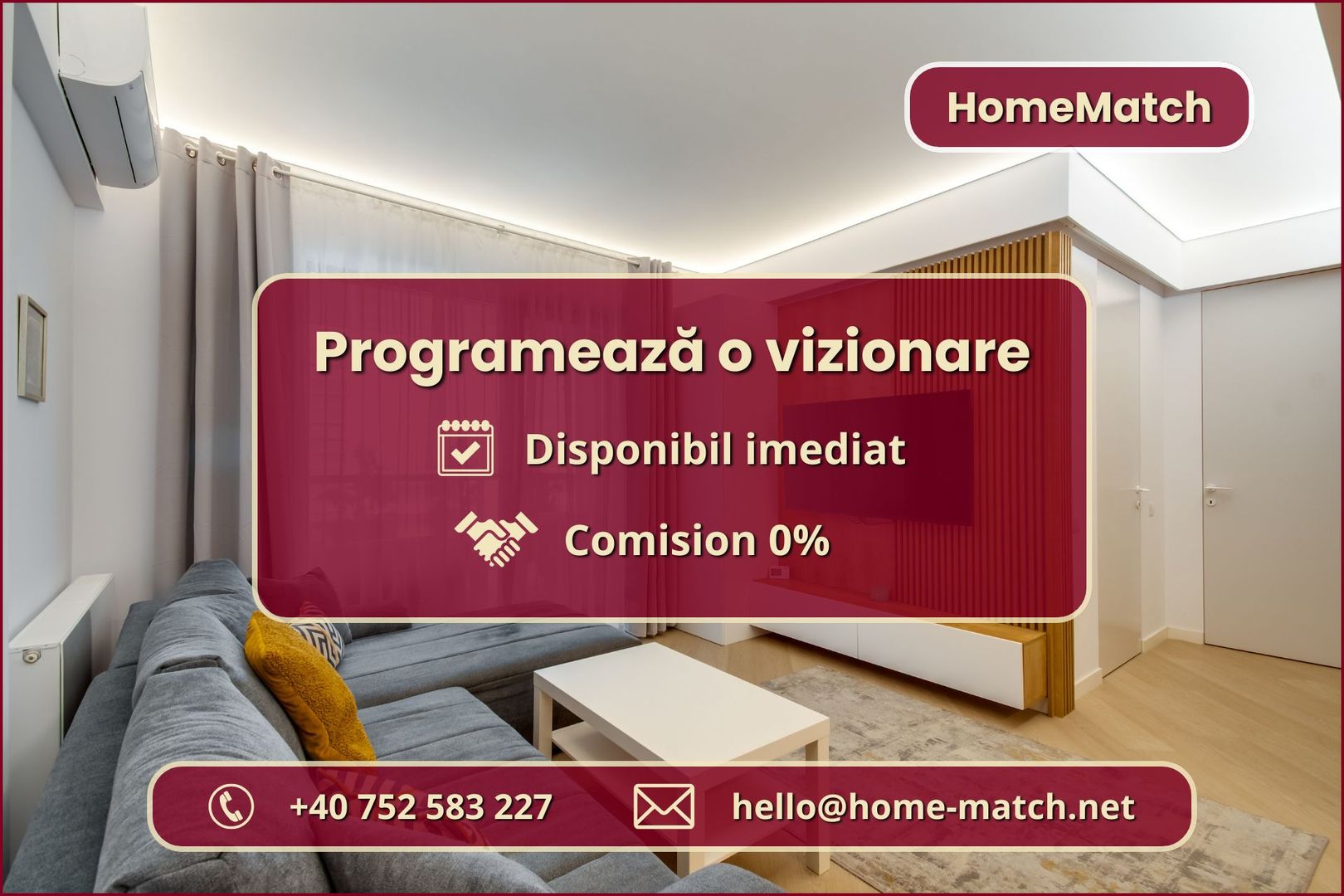 Cortina North || 3 camere || Nou || Finisaje de lux || Comision 0% - Poză 18