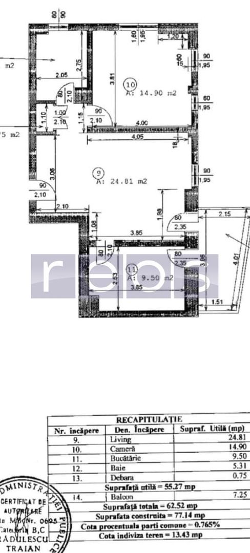 138000 EURO | APARTAMENT 2 CAMERE BLOC 2008 | PROSPER - Poză 12