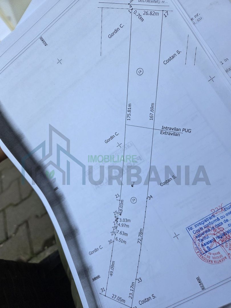 Teren Tătăruși – 7.142 mp, utilități la stradă - Poză 1