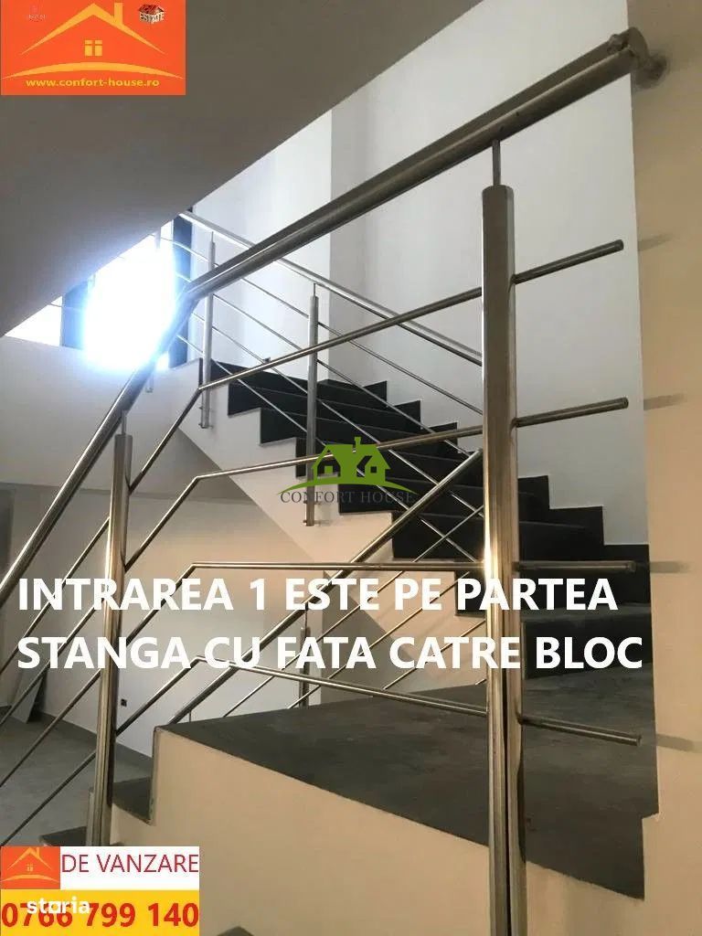 Spatiu comercial nou amenajat 2 intrari/2bai/2centrale/PVC tripan - Poză 17