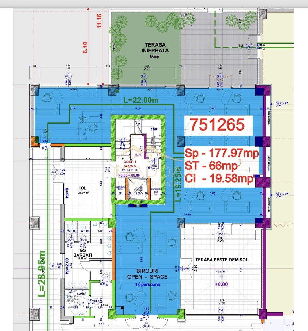 Spatiu de birouri *178mp* // Herastrau- Cartierul Francez - Poză 3