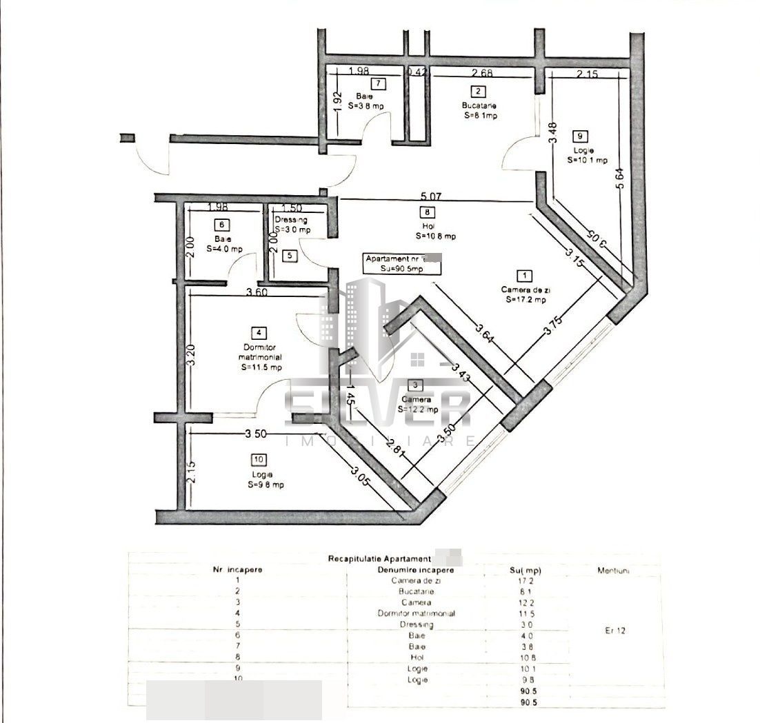 Apartament cu 3 camere/90 mp/parcare/View spectaculos. - Poză 2