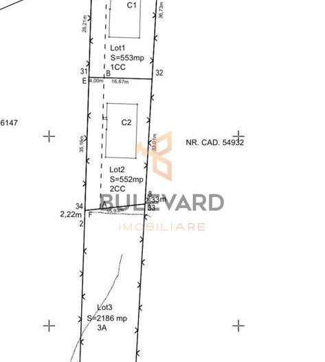 Casa individuala cu teren de 553 mp+spatiu com.in Gilau! - Schiță 17