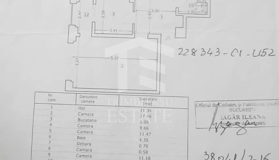 Pantelimon -Vergului -  15 min Metrou Costin Georgian- 4 camere - Schiță 18