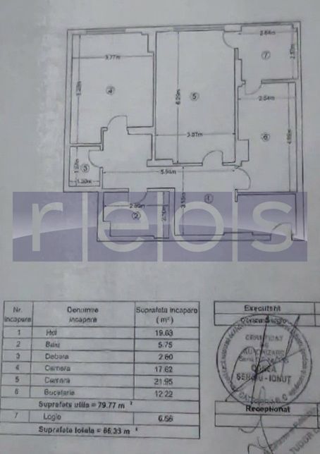 DE VANZARE 2 CAMERE - BUCATARIE SPATIOASA- PRELUNGIREA GHENCEA-PARCARE - Schiță 9
