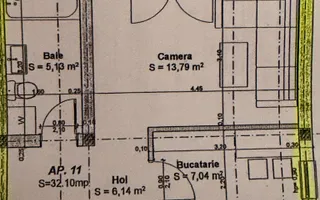 Apartament decomandat 36mp , etaj 1 Giroc- Esso, parcare proprie - Poză 12