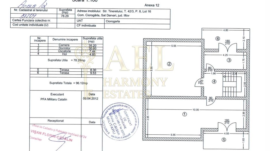 Vile *8 camere* // Ciorogarla - COMISION 0% - Schiță 38