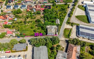 Teren de 1261 mp pe colt, in Aradul Nou, cu front de 60 m + 23 m