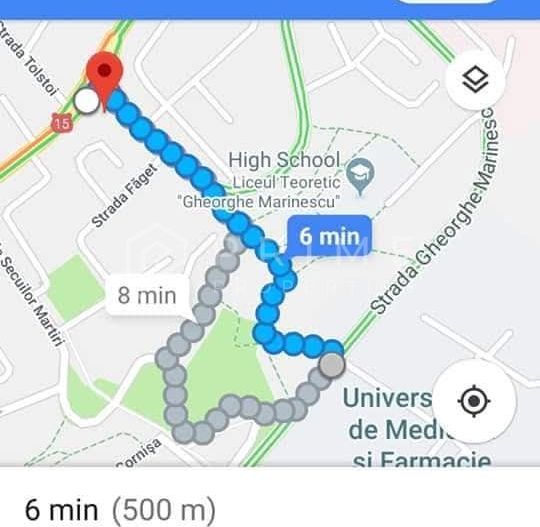 De închiriat apartament 2 camere, 7 Noiembrie UMF  6 minute. - Poză 8