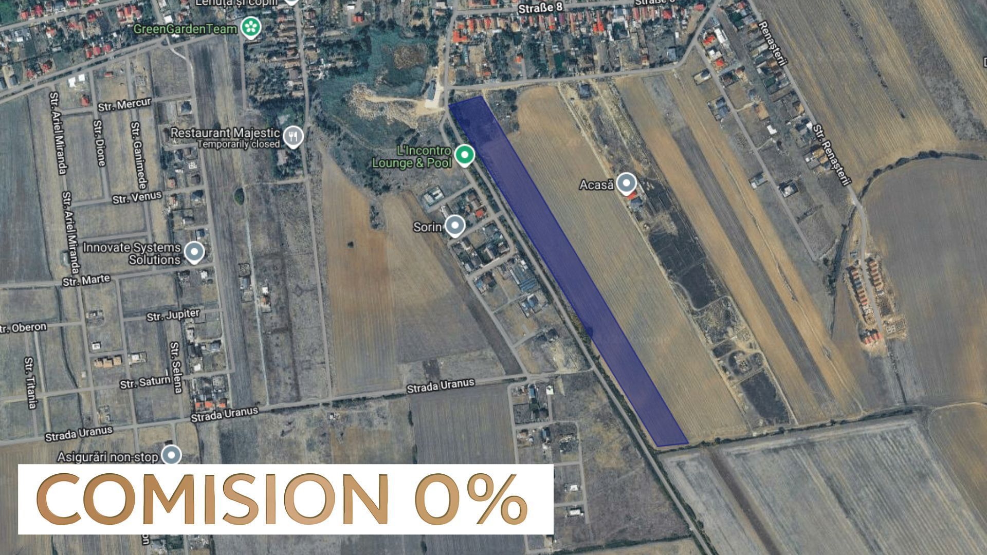 COMISION 0 | Terenuri 500 - 700 mp| Individuala sau Duplex | Săcălaz - Poză 1