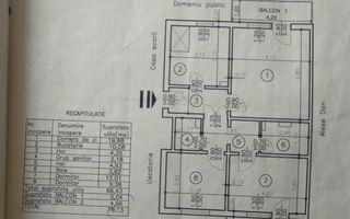 Apartament 3 camere, decomandat, 76mp, in zona Grui - Schiță 27