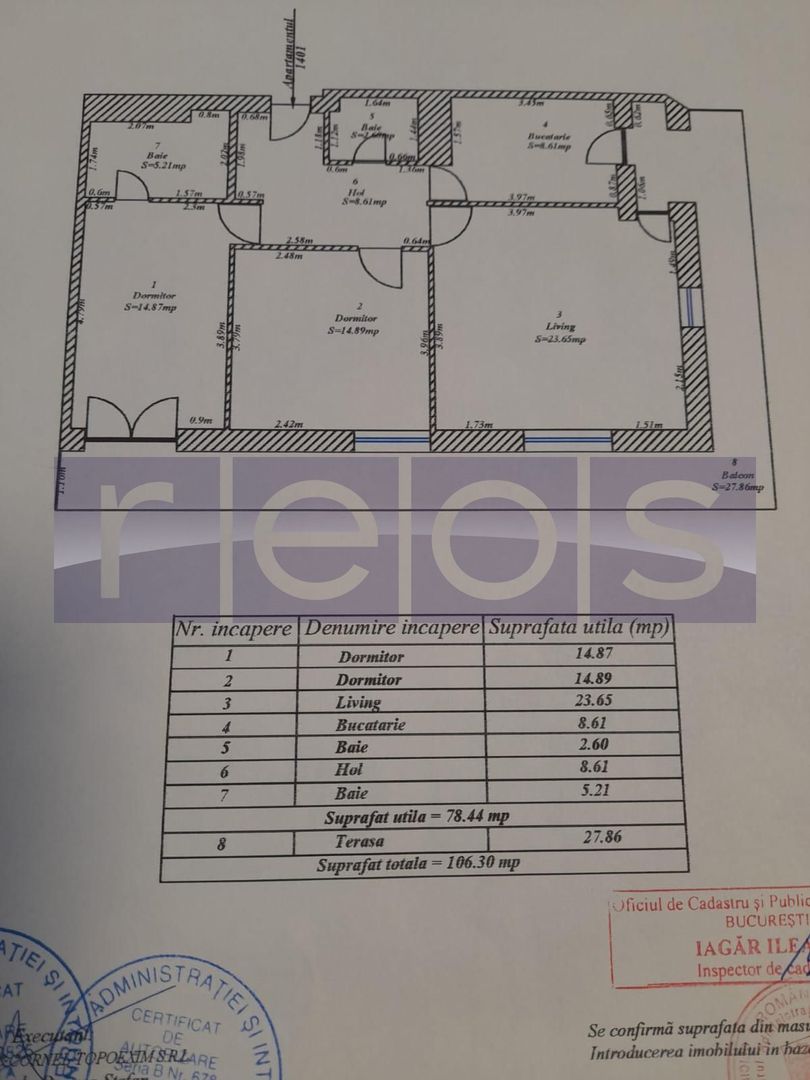 VANZARE APARTAMENT 3 CAMERE 106MP ASMITA GARDENS - Poză 11