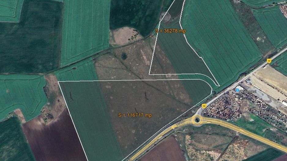 🗺️ Teren intravilan 15 ha – Șoseaua de Centură Timișoara ✨ - Poză 8