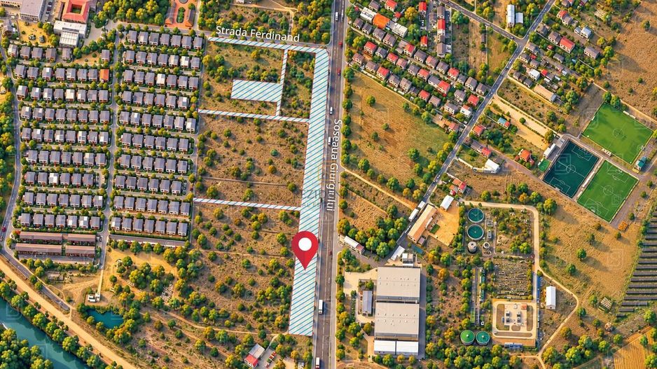 Teren Intravilan 37.150 mp, deschidere 628 ml la DN5, 1 Decembrie - Poză 4